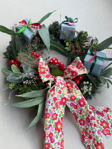 Pretty Wild / Vintage Rose Christmas Wreath