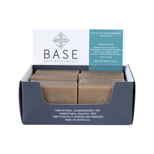 Base Soap Bar Exfoliating Cedarwood Rosemary 120g