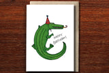 The Nonsense Maker Crocodile Birthday Card