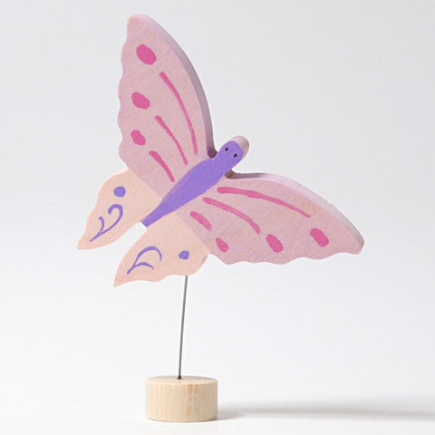 Grimm's Pink Butterfly Wooden Decoration