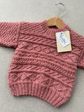 Knitted by Nana Basil Jumper- Rose Petals