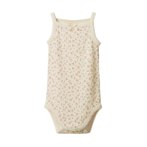 Nature Baby - Camisole Bodysuit Pointelle - Dandelion