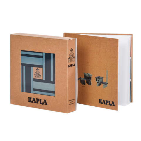 Kapla Book and Colours - Light Blue/Dark Blue