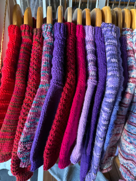 Rhonda Vegan Handknits 1 & 2y Assorted styles