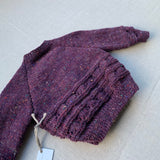 Knitted by Nana Cardigan - Purple