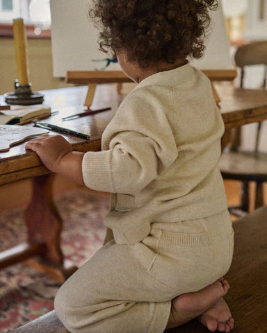 Nature Baby Cecil Cardigan Oatmeal Marl