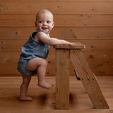 Nature Baby Cedar Suit Blue Whale Print