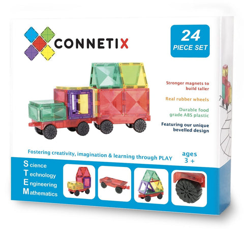 Connetix Tiles - 24 Piece Car Pack