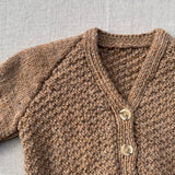 Knitted by Nana Cardigan - Brown