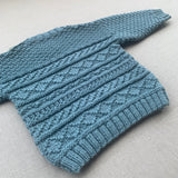 Knitted by Nana Basil Jumper- Whispy Blue