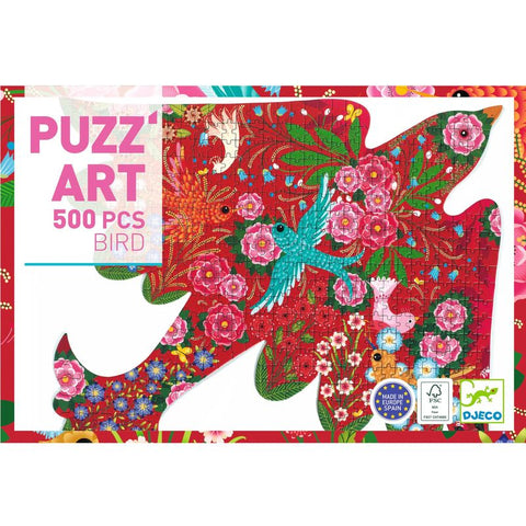 Djeco Art Bird Shaped 500pce Puzzle