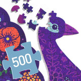 Djeco Puzz' Art Peacock 500pce Puzzle