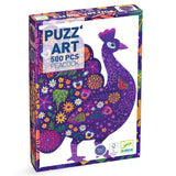 Djeco Puzz' Art Peacock 500pce Puzzle