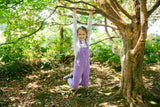 Dotty Dungarees Violet Chunky Cord Dungaree / Overalls