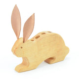 Drei Blatter Wooden Pencil Holder - Bunny 6 Holes