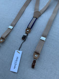 Milk x Soda Leonardo Suspenders / Braces - Beige