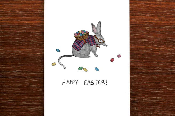 The Nonsense Maker Easter Bilby Card