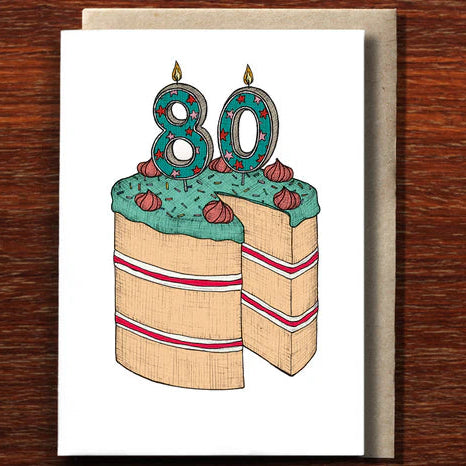 The Nonsense Maker Eightieth Birthday Cake