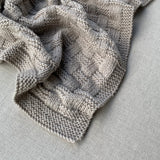 Knitted By Nana Billy Blanket Champagne 650 x 520mm