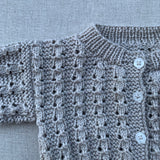 Knitted by Nana Juniper Cardigan - Stone