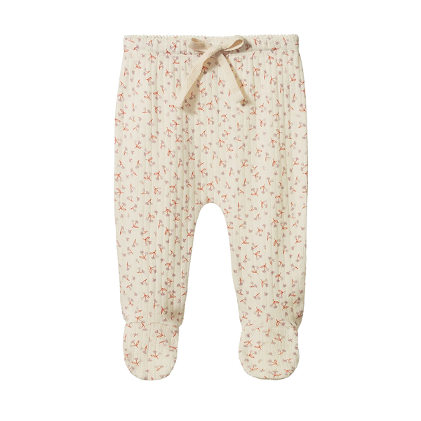 Nature Baby - Footed Rompers Pointelle - Dandelion