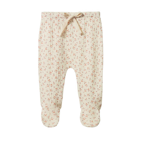 Nature Baby - Footed Rompers Pointelle - Dandelion
