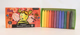 Filana Organic Beeswax Crayons, with brown and black - 12 Sticks