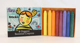 Filana Organic Beeswax Crayons, Rainbow Sticks 8