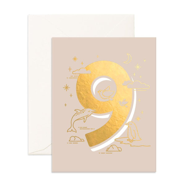 Fox & Fallow Number 9 Animals Card – Big Dreams by Agent88 Pty Ltd