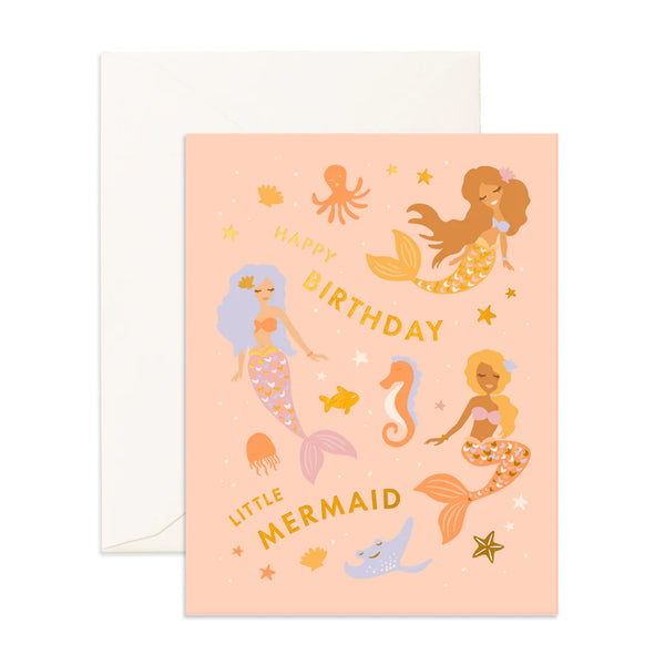 Fox & Fallow Happy Birthday Little Mermaid