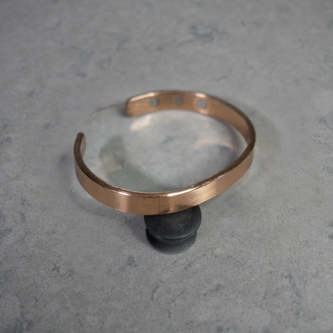 Heavy Plain Copper Magnetic Bracelet