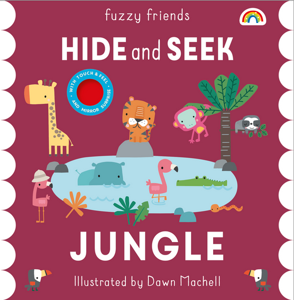 Fuzzy Friends Hide and Seek Book - Jungle