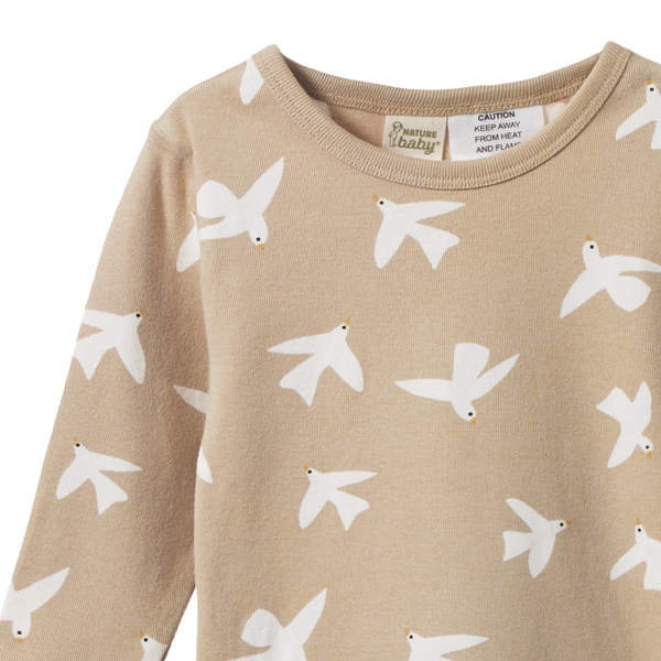 Nature Baby Long Sleeve Pyjama Set Poet Print