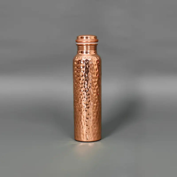 Handcrafted Hammered Copper Water Bottle -950ml