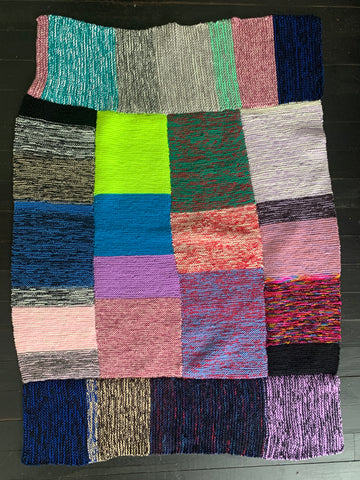 Knitted by Nana Patchwork Blanket