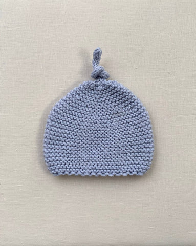 Knitted by Nana Merino Beanie - Moonflower