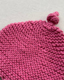 Knitted by Nana Merino Beanie - Bubblegum