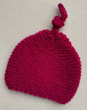 Knitted by Nana Merino Beanie - Boysenberry