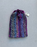 Knitted By Nana Hot Water Bottle Cover Purple