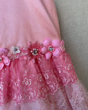 Vintage Rose Rosie Pink Silk Dress