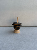 Svoora Wooden Spinning Top Ancient Vases - Krater