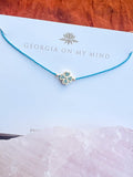 Georgia on my Mind - 4 Leaf Clover String Bracelet