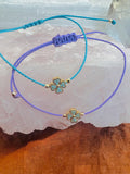 Georgia on my Mind - 4 Leaf Clover String Bracelet