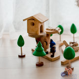 Qtoys Wooden Tree Play Set