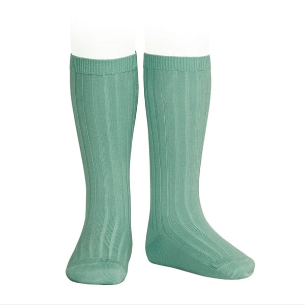 Condor Knee High Ribbed Sock (#704 Jade)