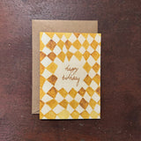 Florence Fry Happy Birthday Diamonds Card