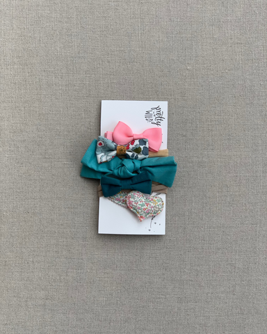 Pretty Wild Kids Turquoise Hair Set