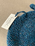 Knitted by Nana Top Knot Beanie - Poseidon