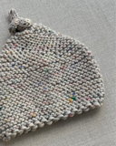 Knitted by Nana Top Knot Beanie - Confetti