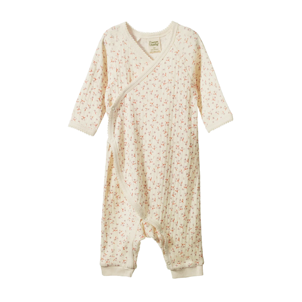 Nature Baby - Kimono Stretch & Grow Pointelle - Dandelion